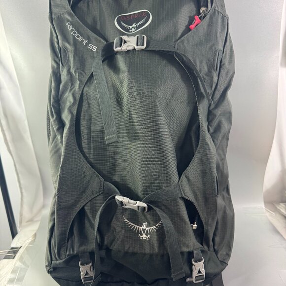 farpoint osprey 55 travel backpack Pack Outside you will find a zippered front panel slash pocket to keep you organized and sewn attachment points to lash on extra gear Osprey Farpoint Trek 55L Men's